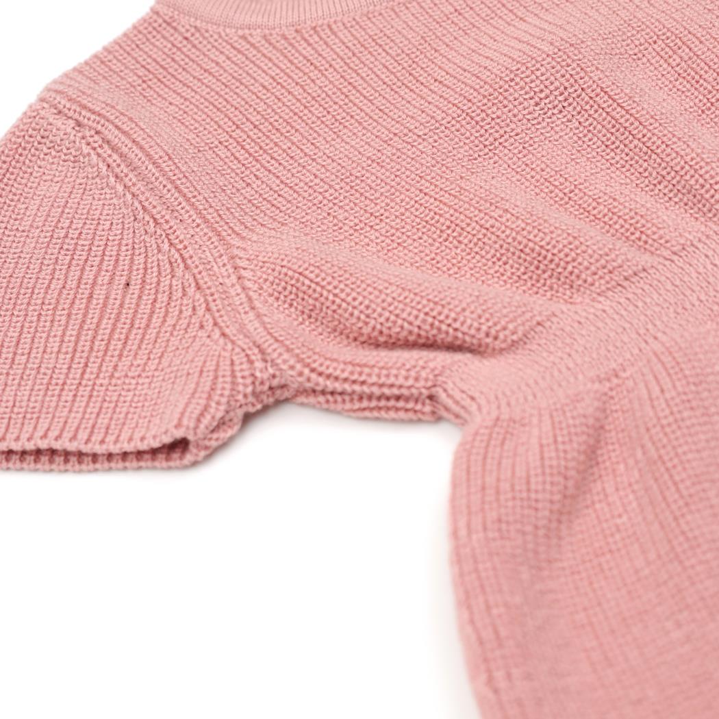 Organic Cotton Baby and Kids Knitted Dress Pink - EFENDINA PAZAR - BABOO - 8682291520393