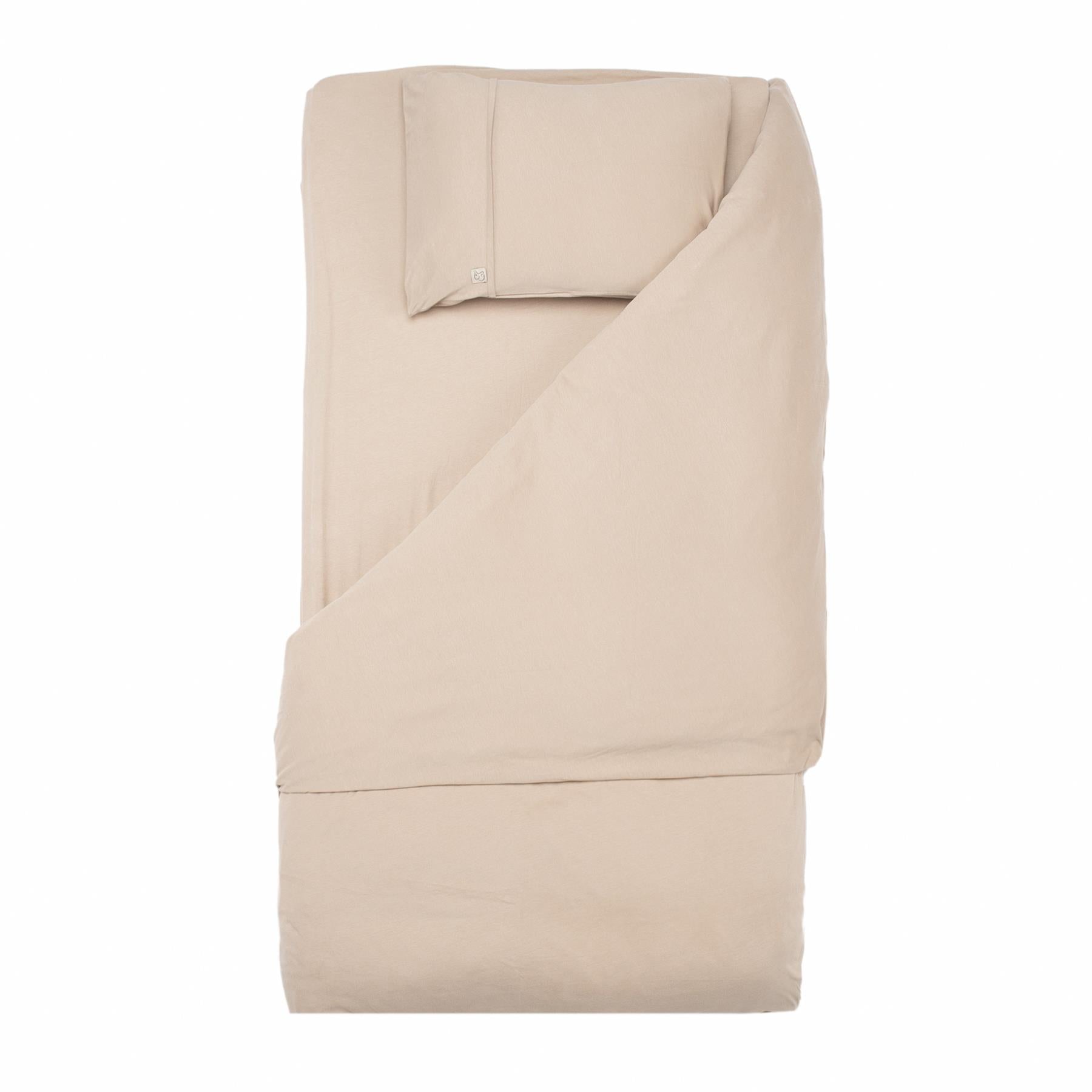 Organic Cotton Baby Duvet Cover Set Brown - EFENDINA PAZAR - BABOO - 8691810001701