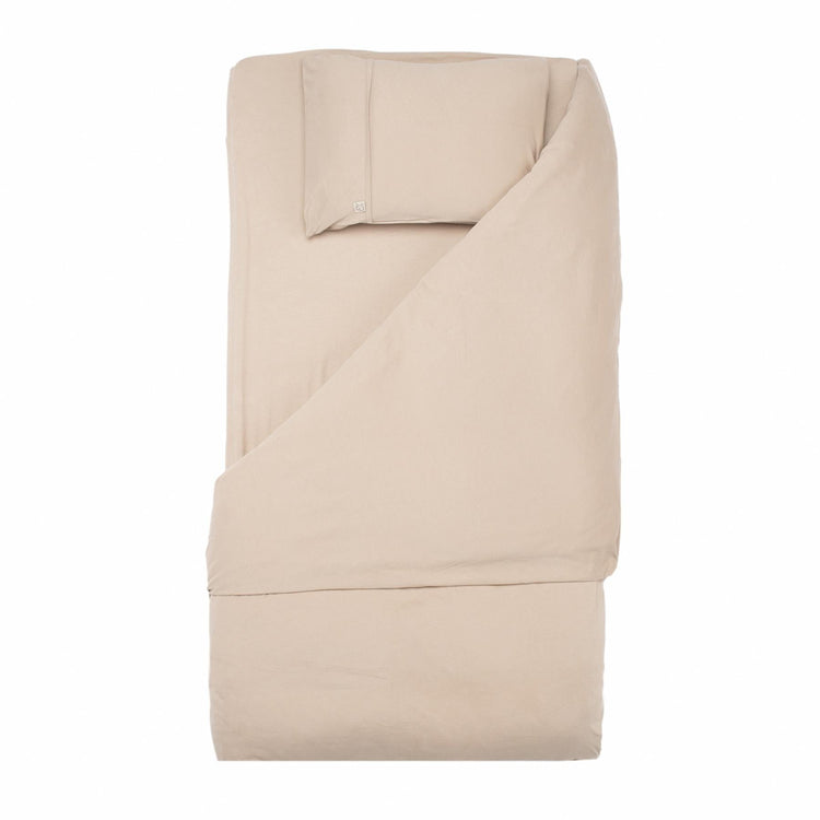 Organic Cotton Baby Duvet Cover Set Brown - EFENDINA PAZAR - BABOO - 8691810001701