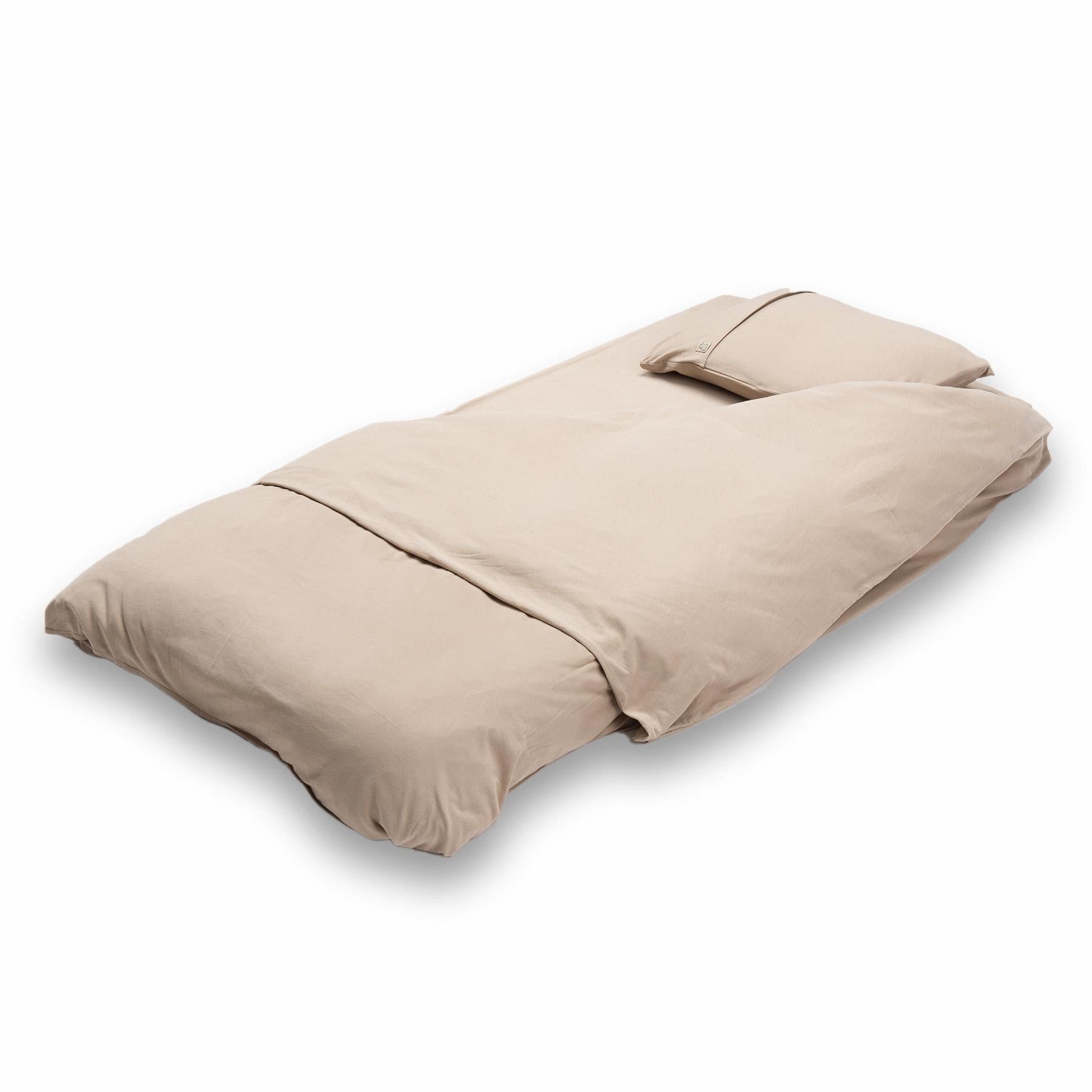 Organic Cotton Baby Duvet Cover Set Brown - EFENDINA PAZAR - BABOO - 8691810001701