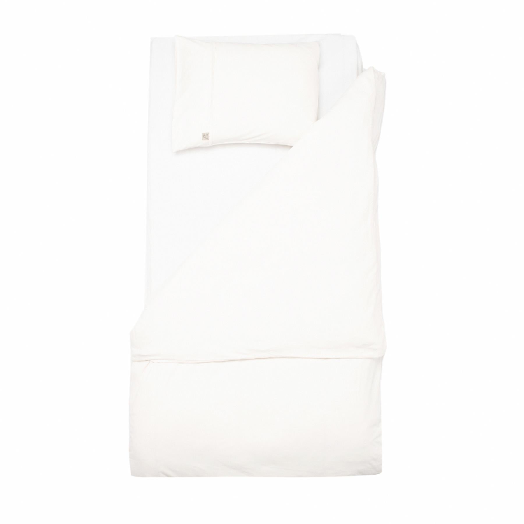 Organic Cotton Baby Duvet Cover Set Cream - EFENDINA PAZAR - BABOO - 8691810001688