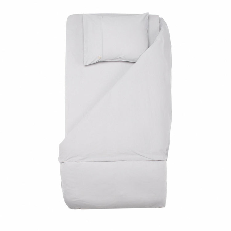 Organic Cotton Baby Duvet Cover Set Gray - EFENDINA PAZAR - BABOO - 8691810001718