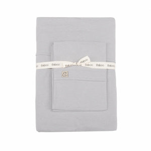 Organic Cotton Baby Duvet Cover Set Gray - EFENDINA PAZAR - BABOO - 8691810001718