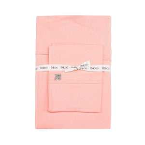 Organic Cotton Baby Duvet Cover Set Pink - EFENDINA PAZAR - BABOO - 8691810001695