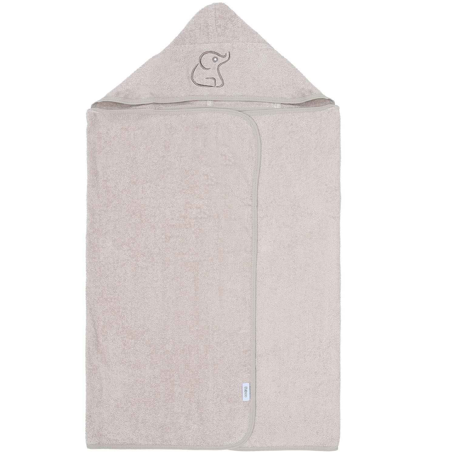 Organic Cotton Baby Swaddle Towel Beige - EFENDINA PAZAR - BABOO - 8682291513319