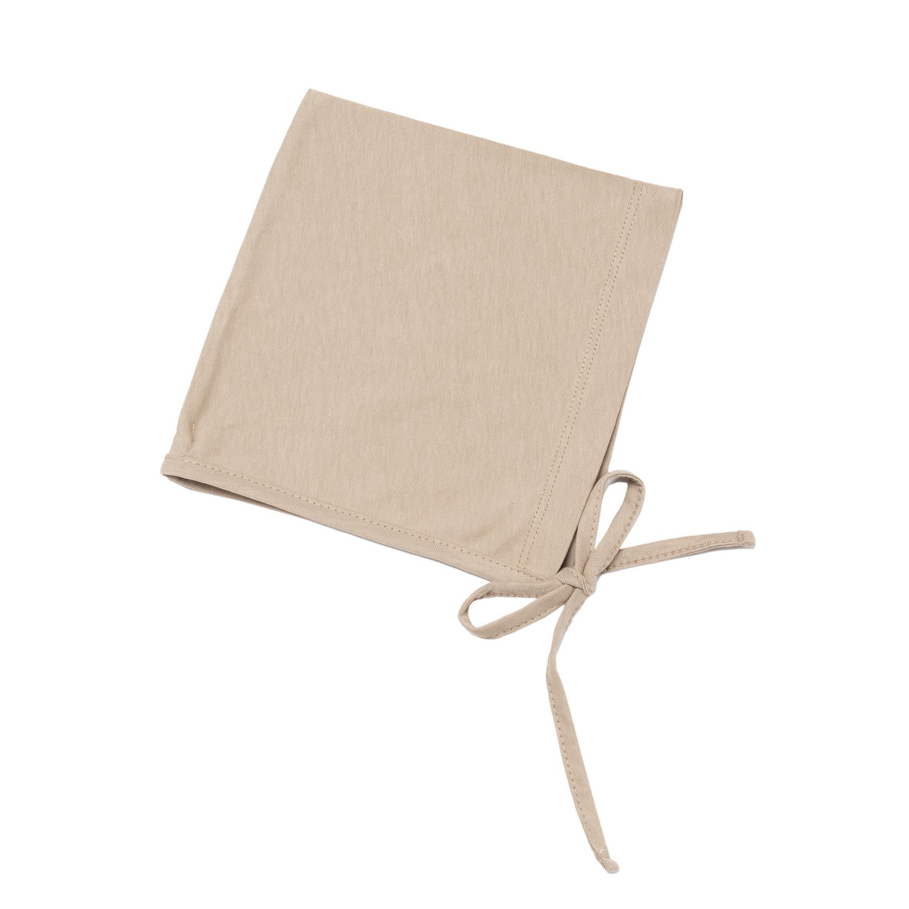 Organic Cotton Fabric Baby Beanie Brown - EFENDINA PAZAR - BABOO - 8691810002425