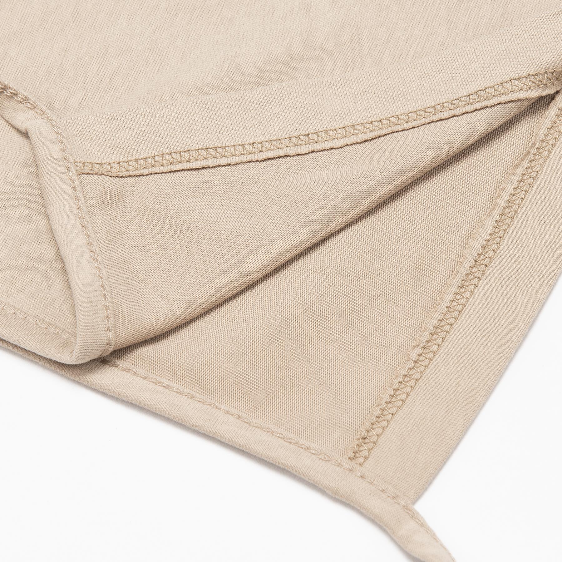 Organic Cotton Fabric Baby Beanie Brown - EFENDINA PAZAR - BABOO - 8691810002425