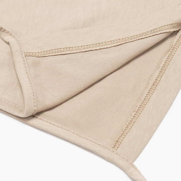 Organic Cotton Fabric Baby Beanie Brown - EFENDINA PAZAR - BABOO - 8691810002425