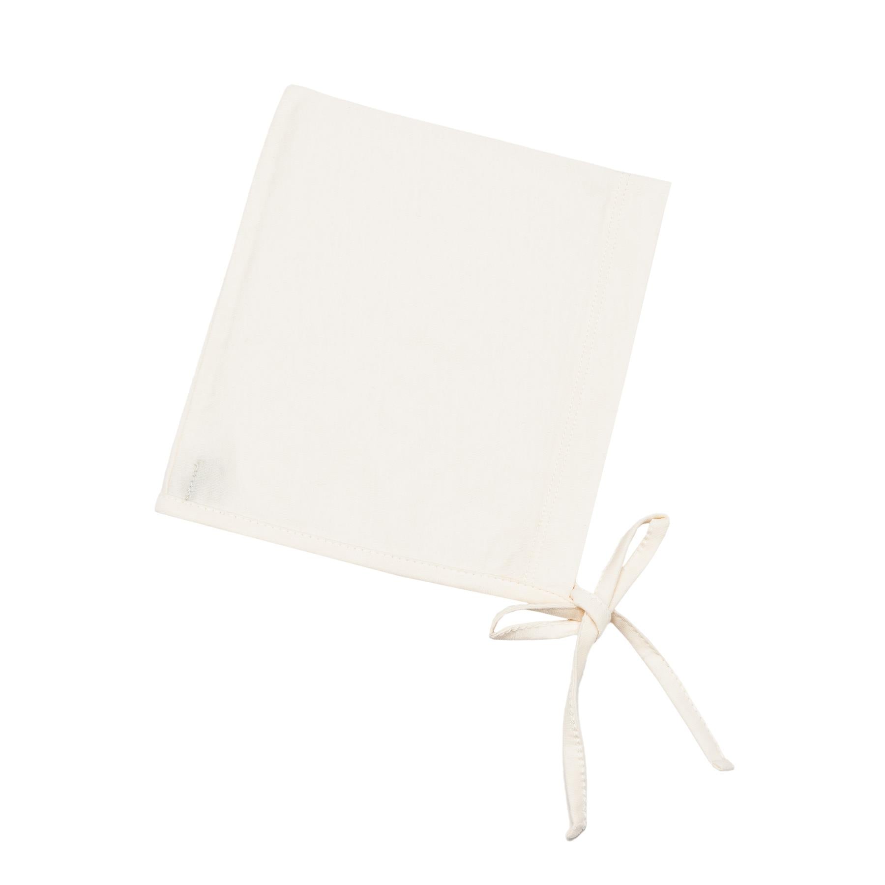 Organic Cotton Fabric Baby Beanie Cream - EFENDINA PAZAR - BABOO - 8691810002401