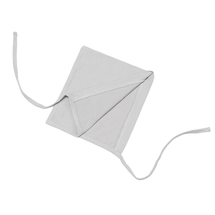 Organic Cotton Fabric Baby Beanie Gray - EFENDINA PAZAR - BABOO - 8691810002449