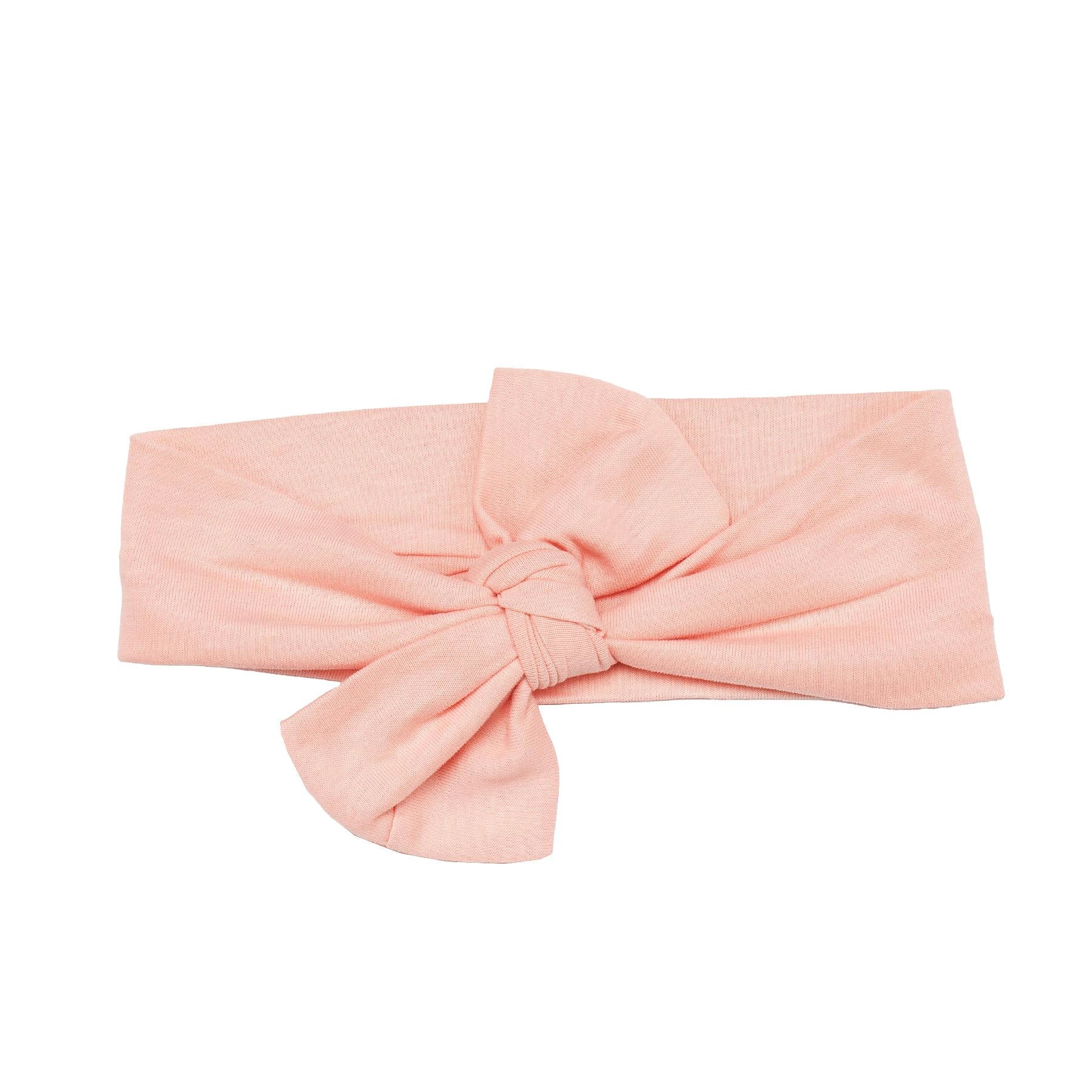 Organic Cotton Fabric Baby Hair Band Pink - EFENDINA PAZAR - BABOO - 8691810002333