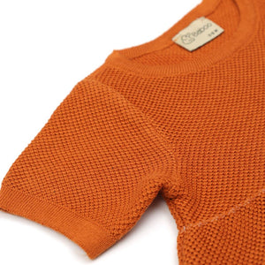 Organic Cotton Summer, Spring Baby Dress Cinnamon - EFENDINA PAZAR - BABOO - 8691810023680