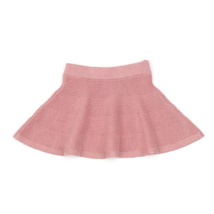 Organic Cotton Baby and Kids Knitted Skirt Pink