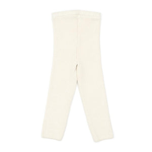 Organic Cotton Baby and Children Knitted Pants Leggings Cream