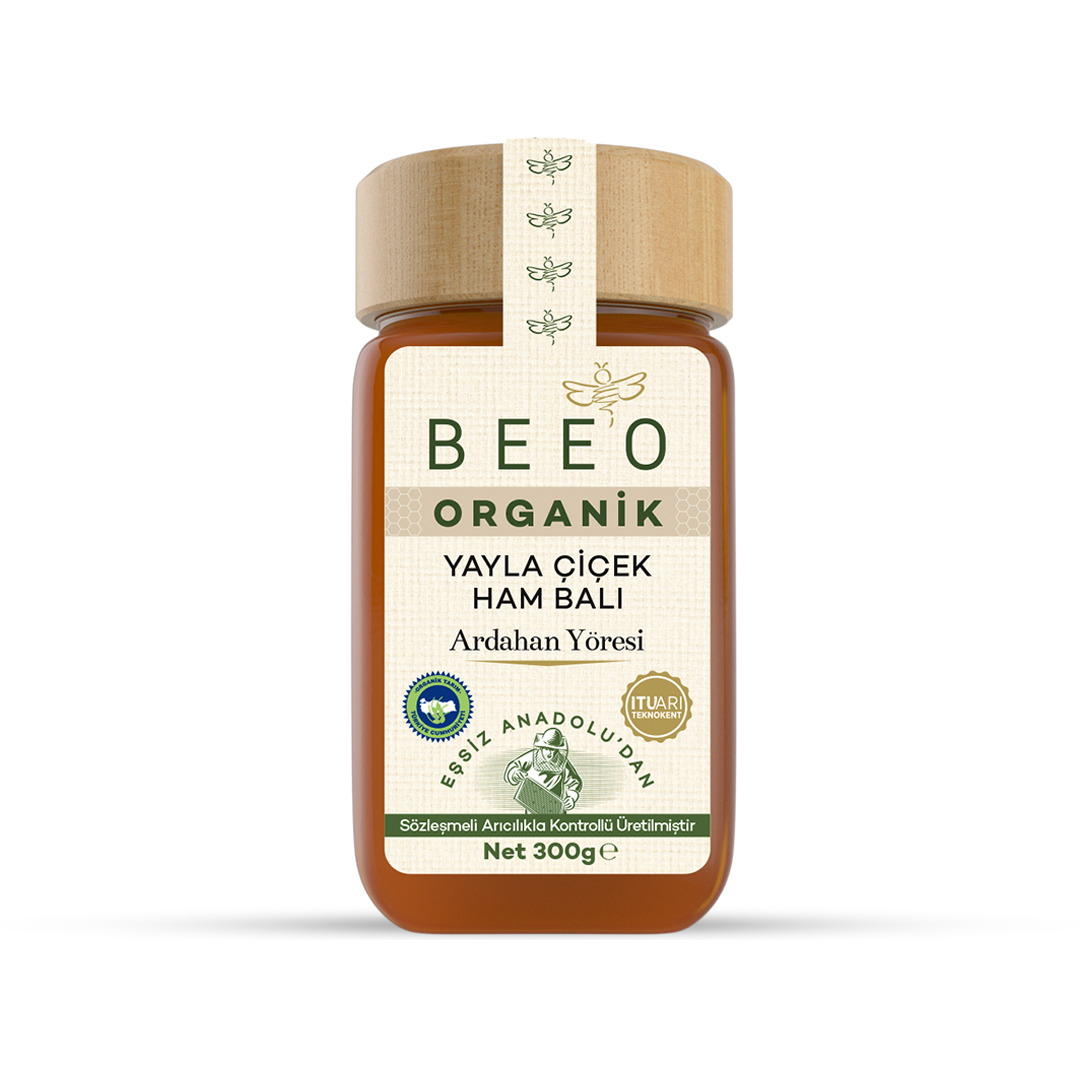 Beeo Ardahan Organic Raw Honey 300 g