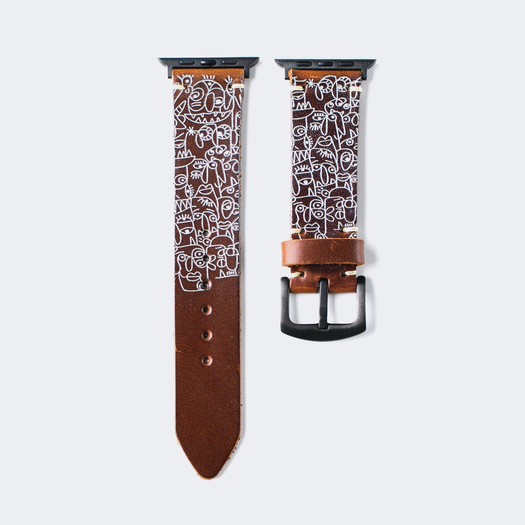 Faces - Apple Watch Leather Band 