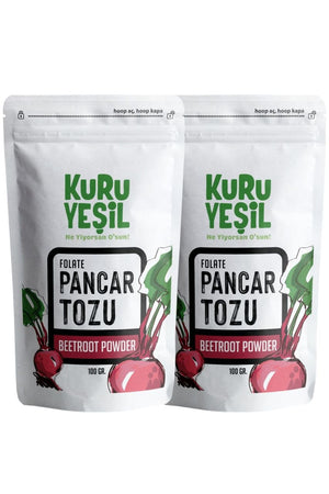 Kuru Yeşil Local Beetroot Powder 100 g 2 Pack