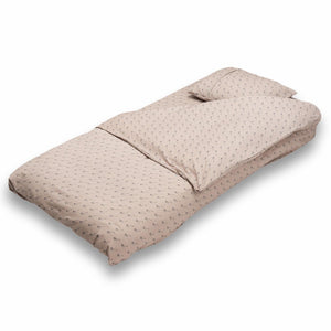 Patterned Cotton Baby Duvet Cover Set Brown - EFENDINA PAZAR - BABOO - 8691810001749