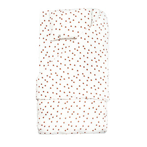 Patterned Cotton Baby Duvet Cover Set Cream - EFENDINA PAZAR - BABOO - 8691810001725