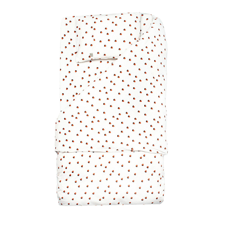 Patterned Cotton Baby Duvet Cover Set Cream - EFENDINA PAZAR - BABOO - 8691810001725