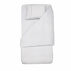 Patterned Cotton Baby Duvet Cover Set Gray - EFENDINA PAZAR - BABOO - 8691810001756