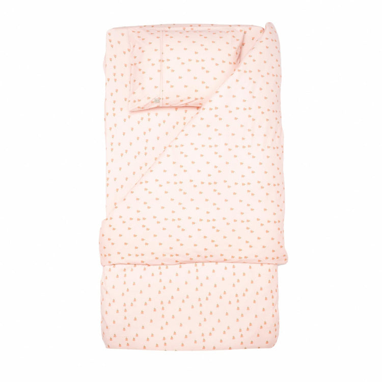 Patterned Cotton Baby Duvet Cover Set Pink - EFENDINA PAZAR - BABOO - 8691810001732