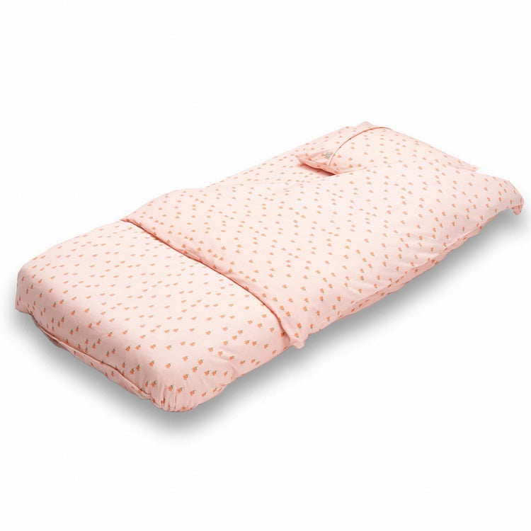 Patterned Cotton Baby Duvet Cover Set Pink - EFENDINA PAZAR - BABOO - 8691810001732