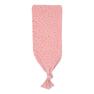 Patterned Organic Cotton Baby Swaddle Blanket Pink - EFENDINA PAZAR - BABOO - 8682291515382