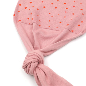 Patterned Organic Cotton Baby Swaddle Blanket Pink - EFENDINA PAZAR - BABOO - 8682291515382