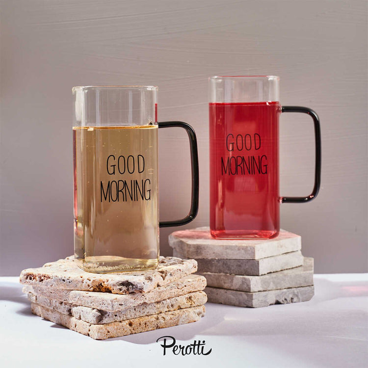 Perotti Cortes Morning 2 Piece Mug 400 ml - EFENDINA PAZAR - PEROTTI - 8680530410689