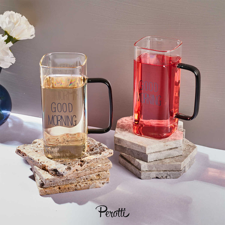 Perotti Cortes Morning 2 Piece Mug 400 ml - EFENDINA PAZAR - PEROTTI - 8680530410689
