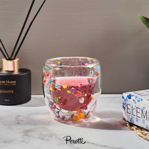 Perotti Double Flower Glass 250 ml - EFENDINA PAZAR - PEROTTI - 8680530411020
