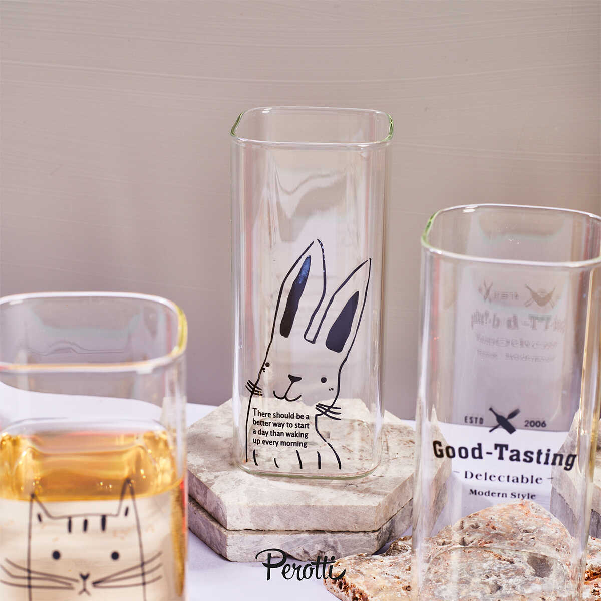 Perotti Nordic 6 Piece Glass Set 400 ml - EFENDINA PAZAR - PEROTTI - 8680530410665