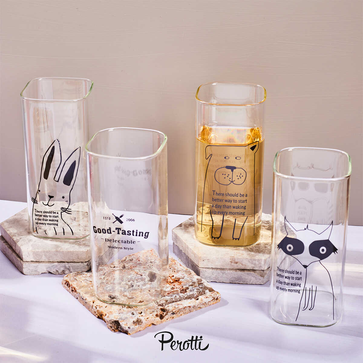Perotti Nordic 6 Piece Glass Set 400 ml - EFENDINA PAZAR - PEROTTI - 8680530410665
