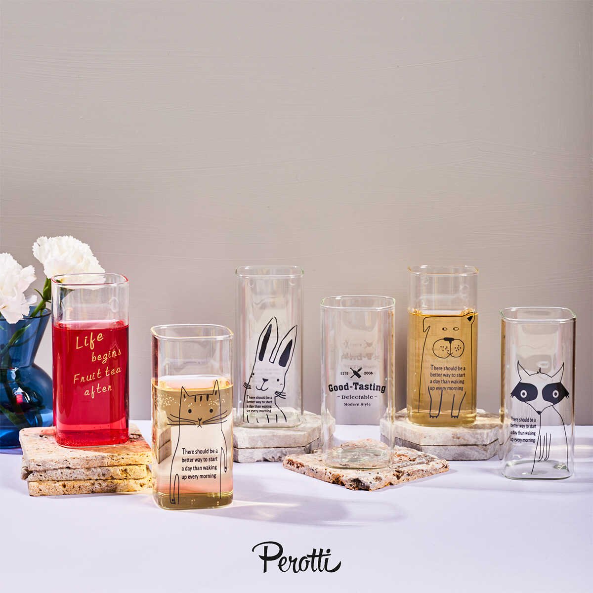 Perotti Nordic 6 Piece Glass Set 400 ml - EFENDINA PAZAR - PEROTTI - 8680530410665