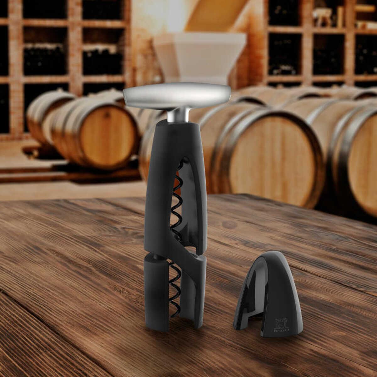 Peugeot Altar Black Corkscrew with Foil Cutter 17 cm - EFENDINA PAZAR - PEUGEOT - 4006950200459