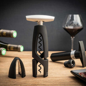 Peugeot Altar Black Corkscrew with Foil Cutter 17 cm - EFENDINA PAZAR - PEUGEOT - 4006950200459