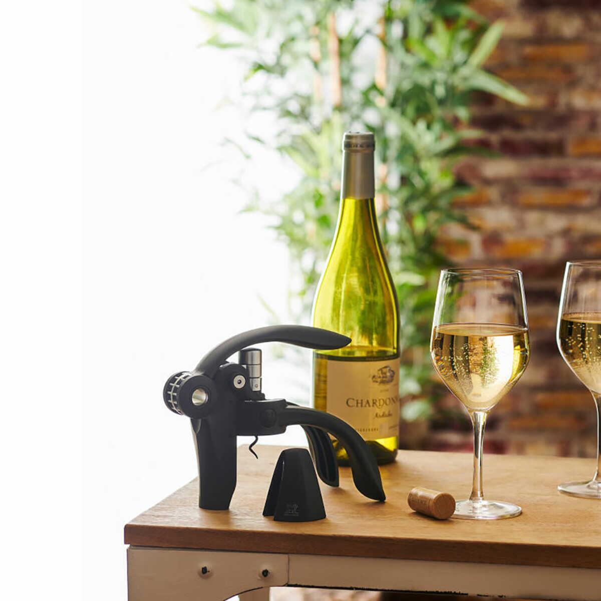 Peugeot Baltaz Dark Corkscrew with Foil Cutter 14 Cm - EFENDINA PAZAR - PEUGEOT - 4006950200510