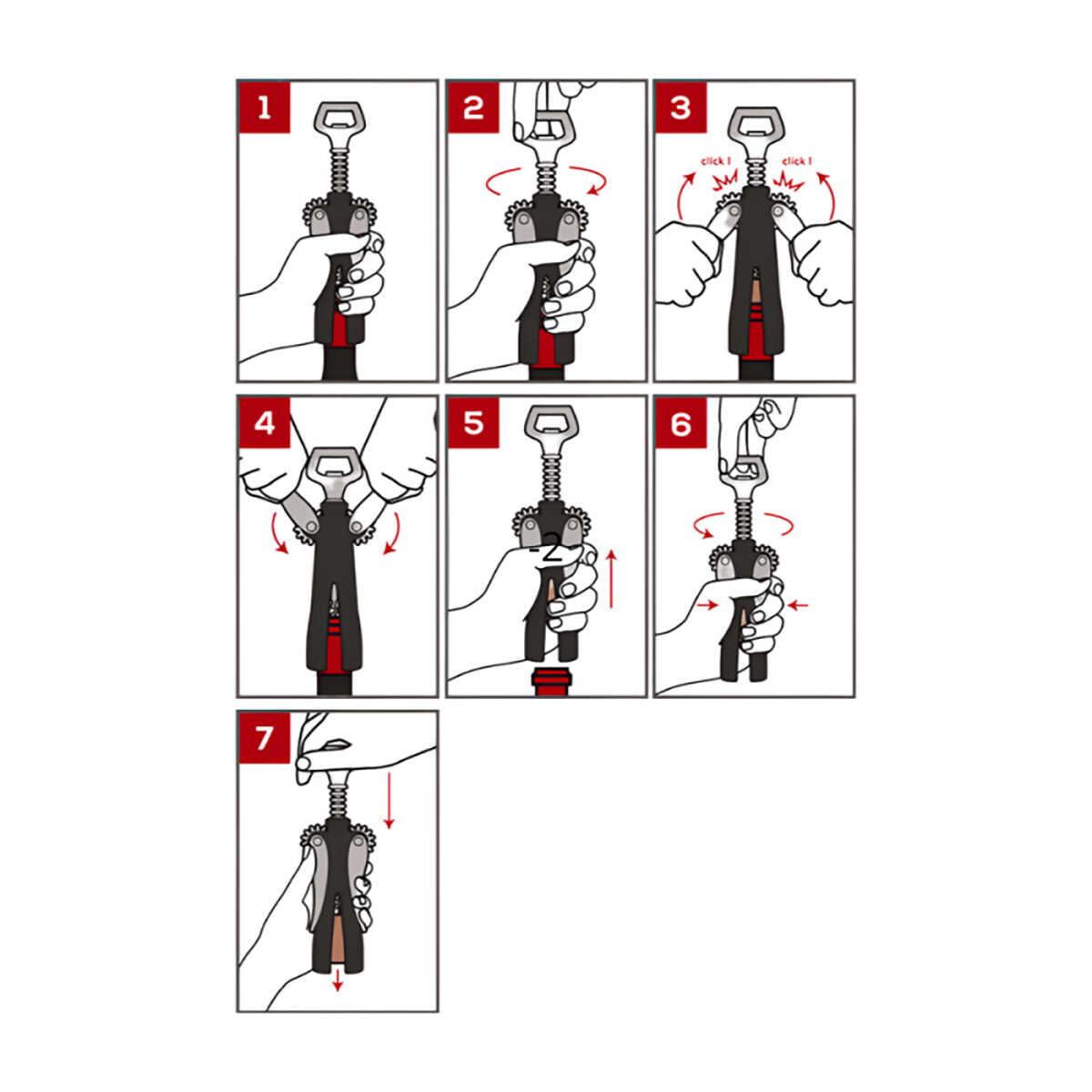 Peugeot Souverain Two Lever Corkscrew 20 cm - EFENDINA PAZAR - PEUGEOT - 4006950200602