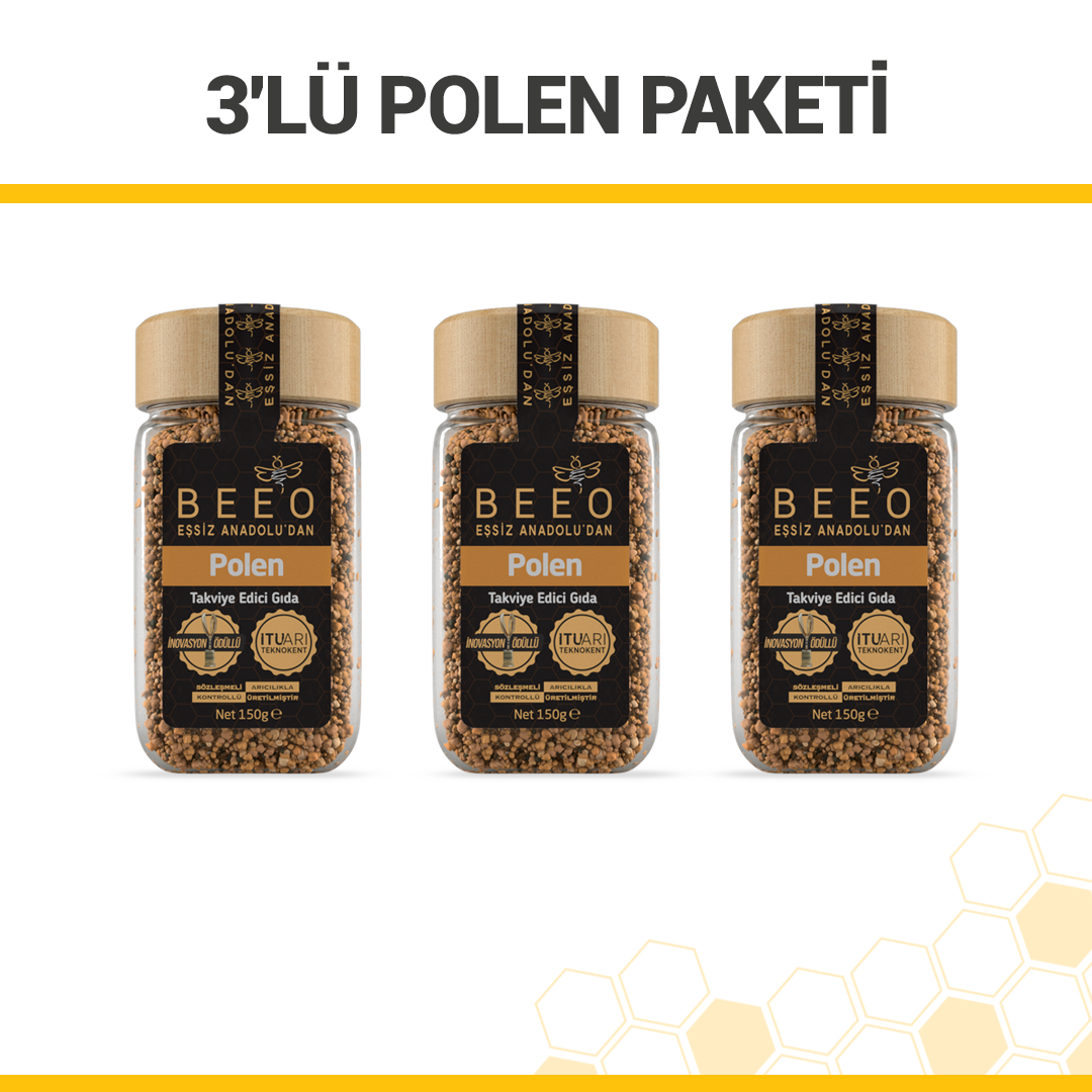 Beeo 3 Piece Pollen Pack