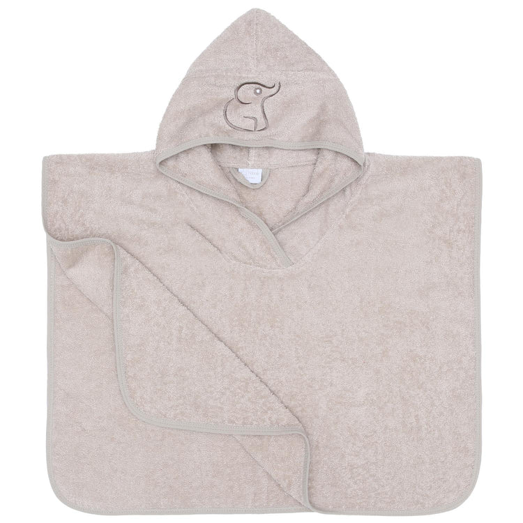 Poncho Organic Cotton Baby and Kids Towel Beige - EFENDINA PAZAR - BABOO - 8682291515726