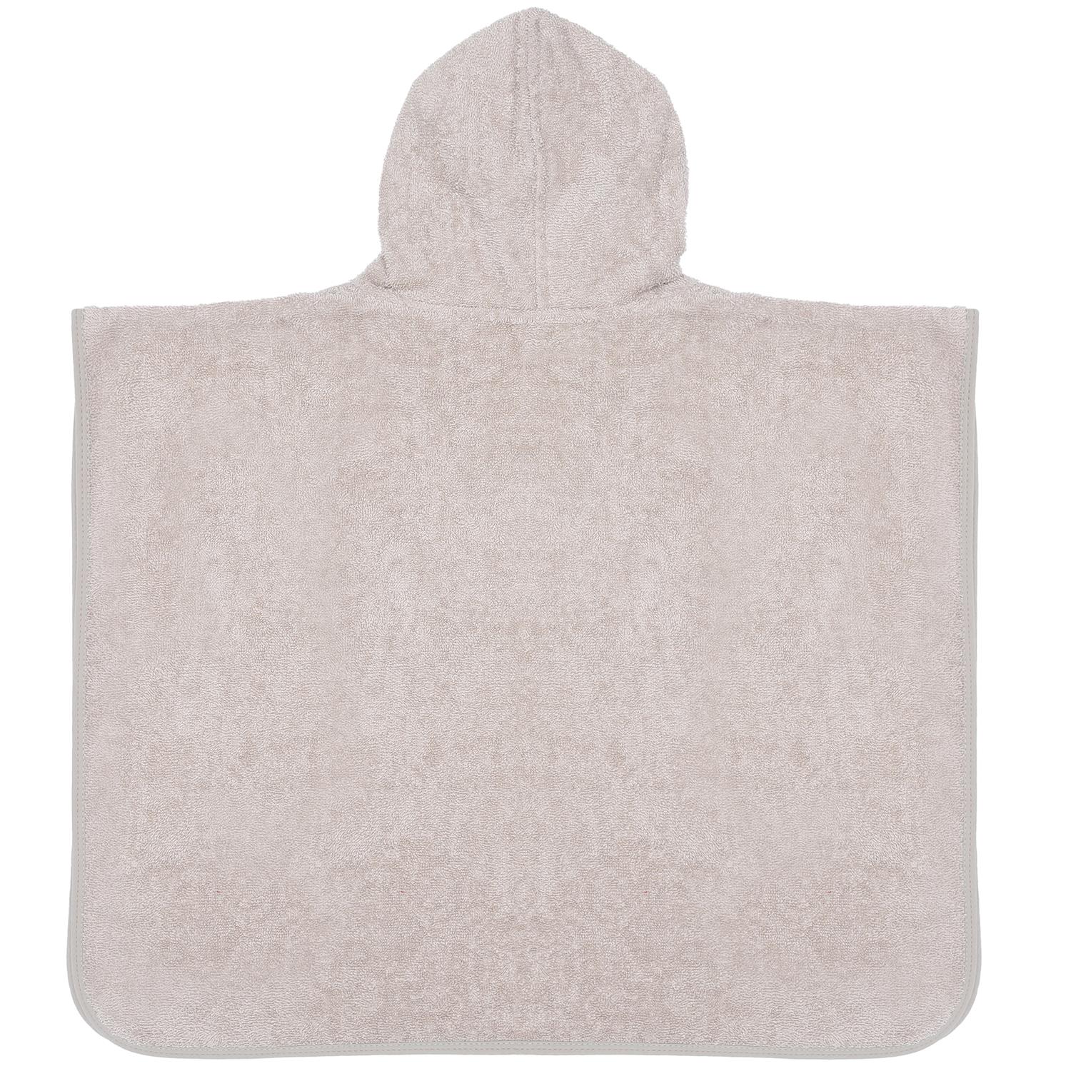 Poncho Organic Cotton Baby and Kids Towel Beige - EFENDINA PAZAR - BABOO - 8682291515726
