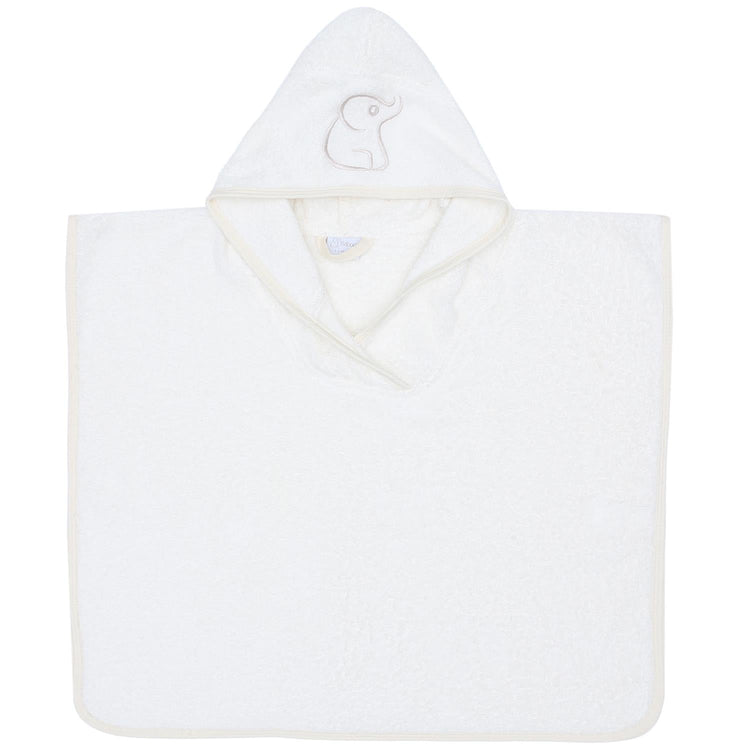 Poncho Organic Cotton Baby and Kids Towel Cream - EFENDINA PAZAR - BABOO - 8682291502610