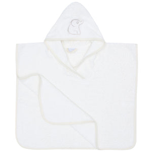 Poncho Organic Cotton Baby and Kids Towel Cream - EFENDINA PAZAR - BABOO - 8682291502610