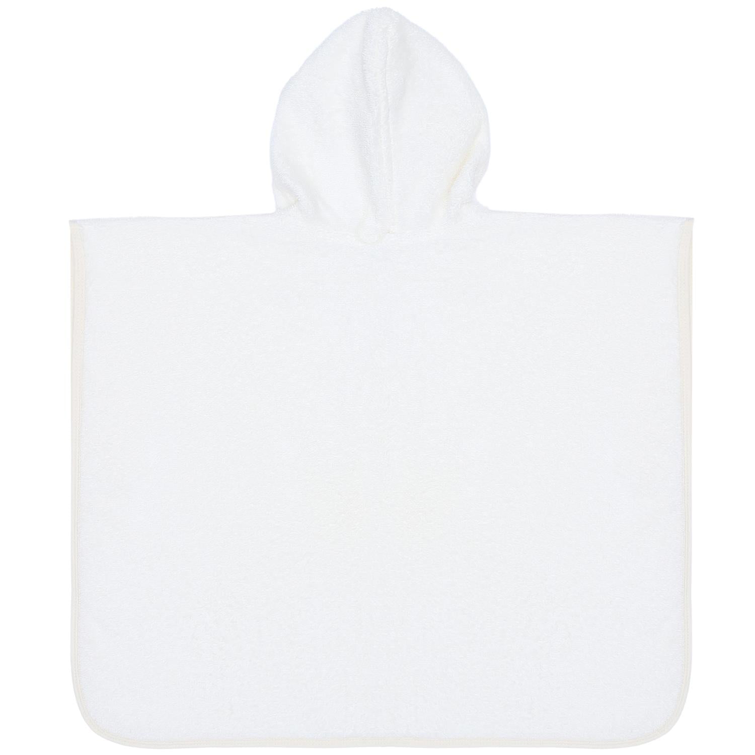 Poncho Organic Cotton Baby and Kids Towel Cream - EFENDINA PAZAR - BABOO - 8682291502610