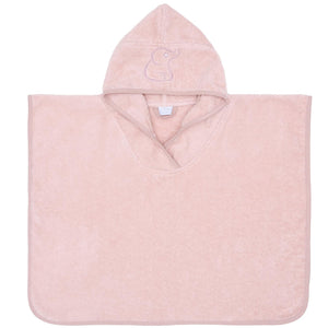 Poncho Organic Cotton Baby and Kids Towel Pink - EFENDINA PAZAR - BABOO - 8682291503143