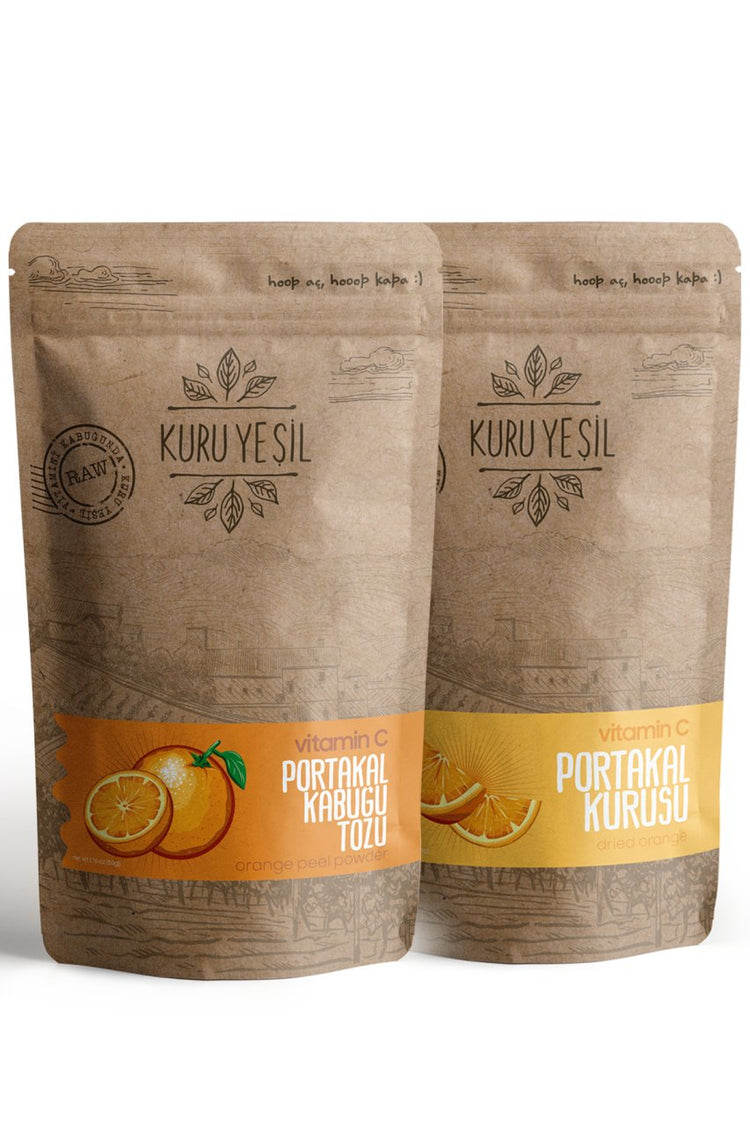 Kuru Yeşil Dried Orange 50 g and Orange Powder 100 g