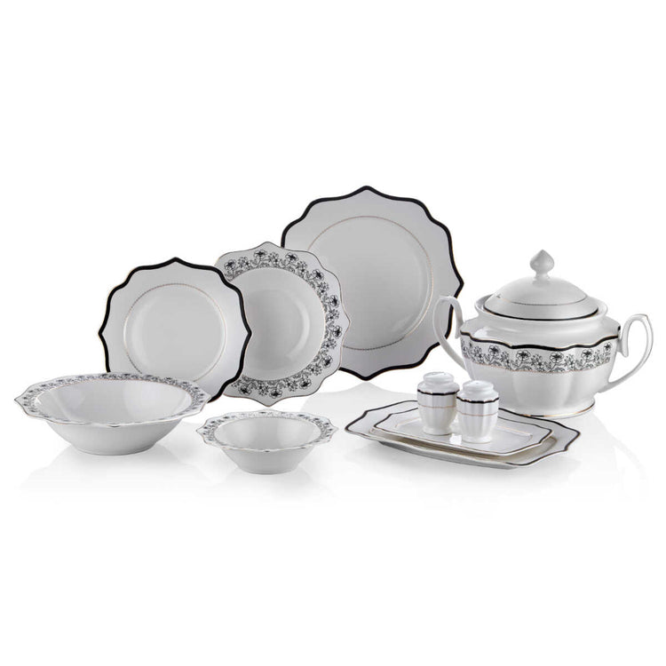 Royal London Daffodil 60 Piece Dinner Set for 12 People - EFENDINA PAZAR - ROYAL LONDON - 869314344360