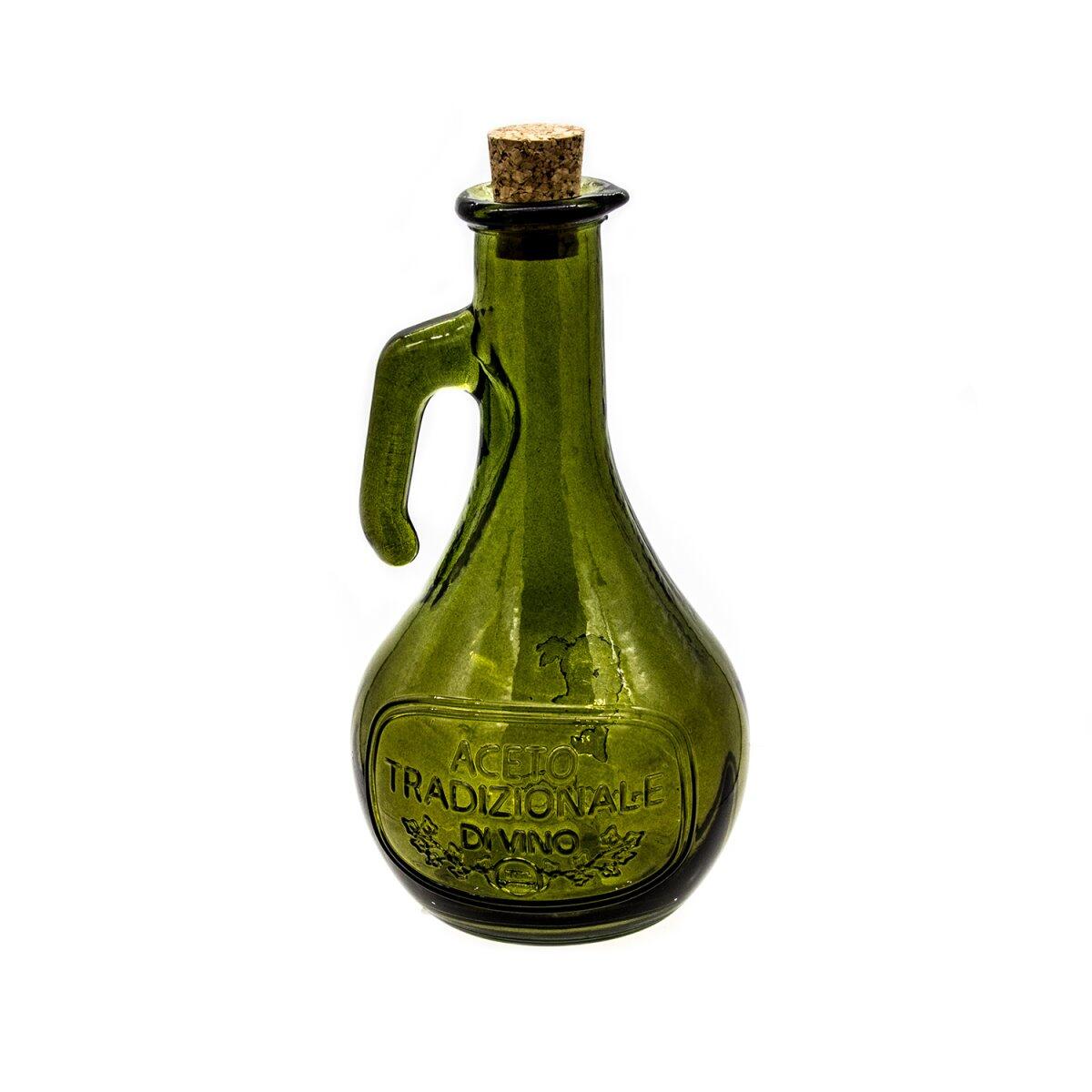 Sanmiguel Aceto Oil Bottle with Handle 500 CC Green