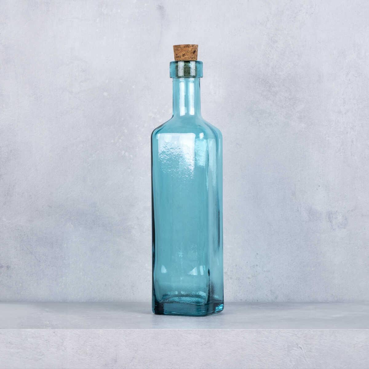 Sanmiguel  Cuadrada Oil Bottle 400 Ml Blue